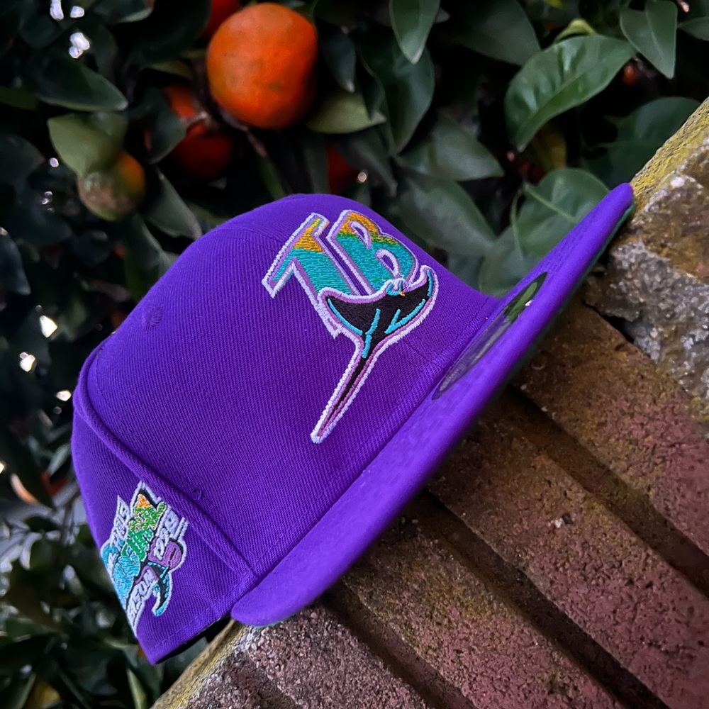 TAMPA BAY DEVIL RAYS FITTED HAT 7 3/4